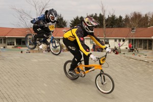 Lars Ole på Sola BMX sin bane