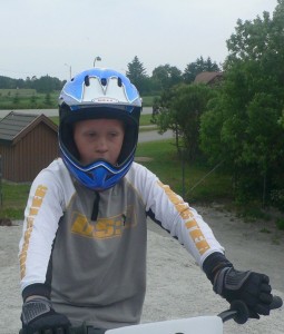 Lars Ole som fersk BMX-rytter i 2006