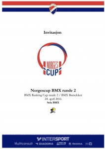 Invitasjon NorgesCup runde 2 2016